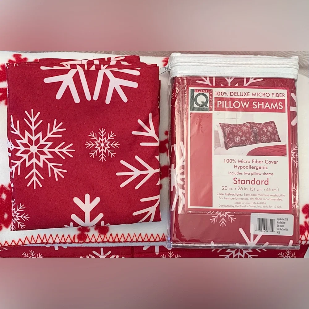 Living Quarters Snowflake Coverlet/Quilt Set - 6pc - Full/Queen